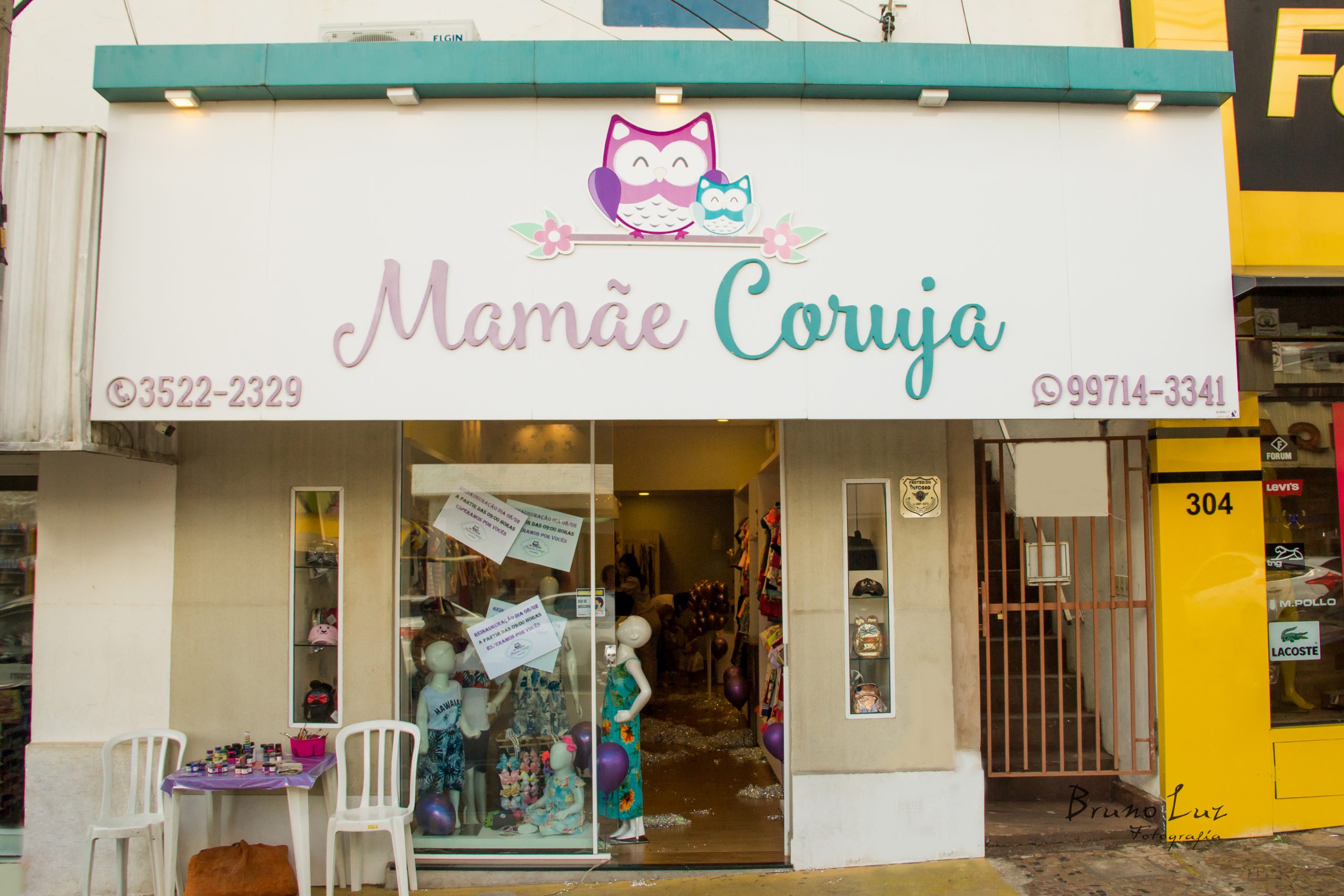 Reinauguração da Loja Mamãe Coruja