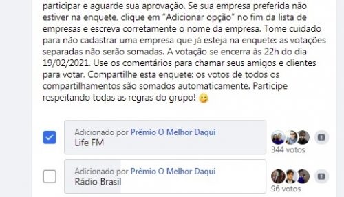 Prêmio o Melhor Daqui – Melhor Emissora de Rádio de Adamantina