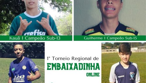 Instituição Capaz comemora sucesso e divulga campeões do 1ª EMBAIXAFUT ONLINE
