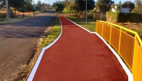 Pista de caminhada do Parque Caldeiras receberá pintura e iluminação