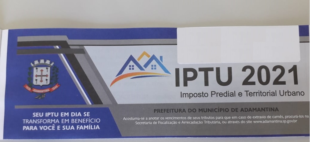 Prefeitura de Adamantina inicia distribuição dos carnês para pagamento do IPTU