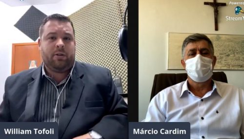 Prefeito Márcio Cardim - situação da Santa Casa de Adamantina