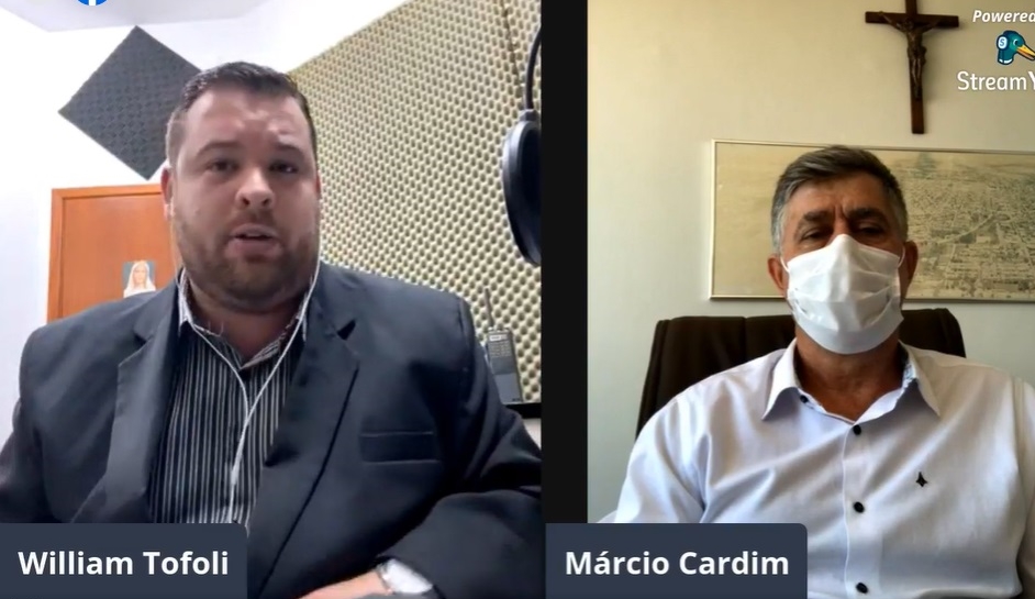 Prefeito Márcio Cardim - situação da Santa Casa de Adamantina