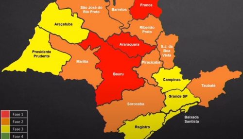 Em nova atualização do Plano São Paulo, DRS de Presidente Prudente avança para a fase amarela; DRS de Marília passa para a etapa laranja
