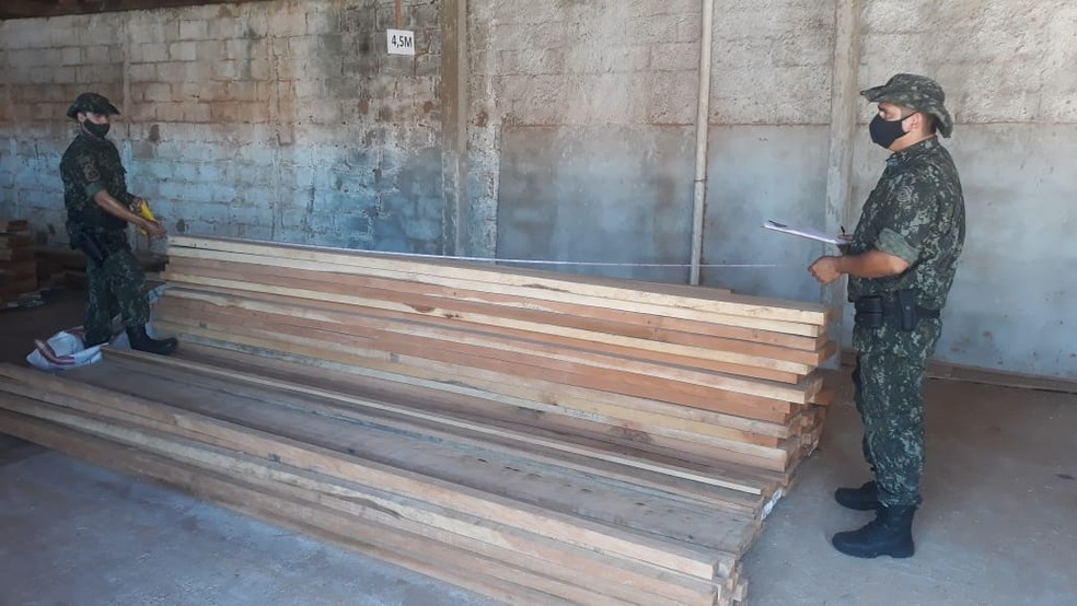 Polícia Ambiental constata venda irregular de madeira e multa dona de madeireira em quase R$ 9,7 mil