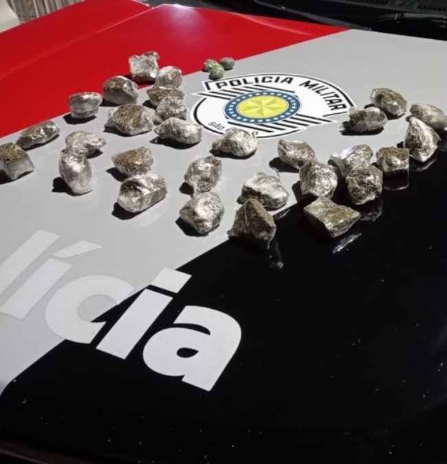 Indivíduo é preso em flagrante após 29 tabletes de maconha serem encontrados em sua casa