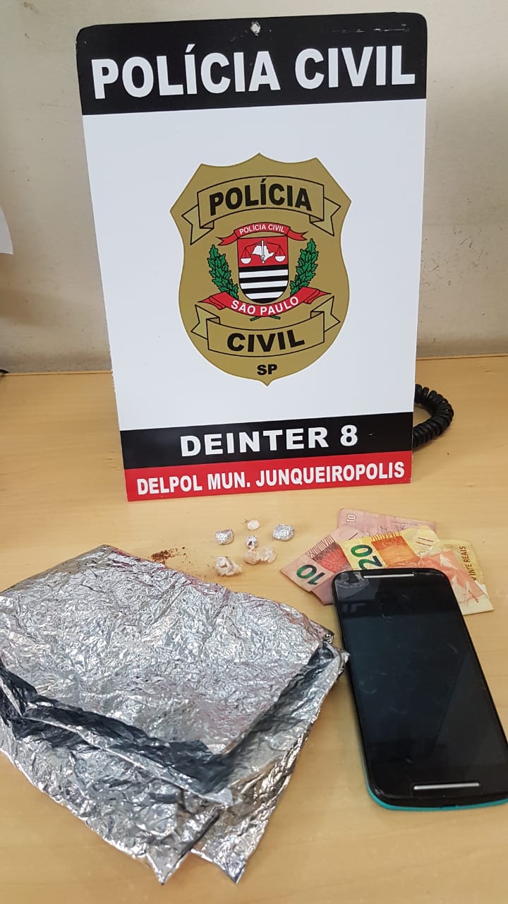 Polícia Civil apreende adolescente suspeito por tráfico de drogas em Junqueirópolis