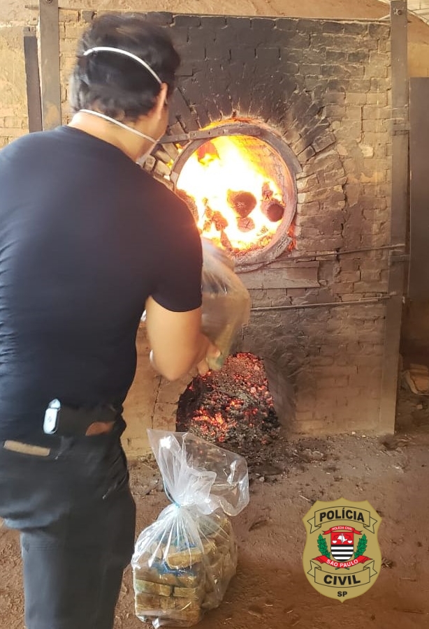 Virou Cinza: Polícia Civil incinera mais de 60 quilos de drogas em Dracena