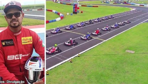 Bastense Leandro Lopes de Souza estreia no Campeonato Amika de Kart 2021