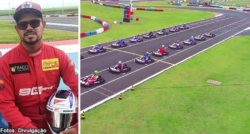 Bastense Leandro Lopes de Souza estreia no Campeonato Amika de Kart 2021