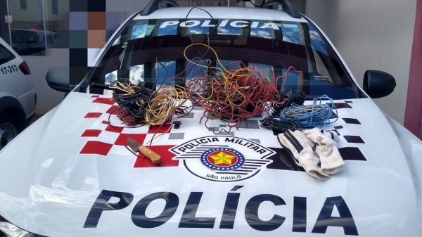 Homem é preso em flagrante durante furto a fios de cobre em antigo hospital
