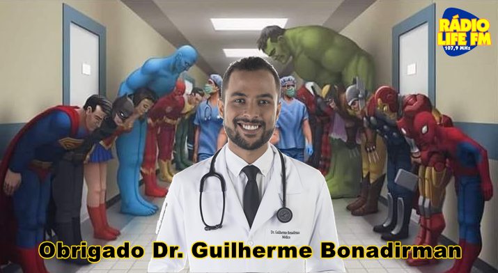 Saúde de Adamantina perde um herói! Obrigado Dr. Guilherme Bonadirman!