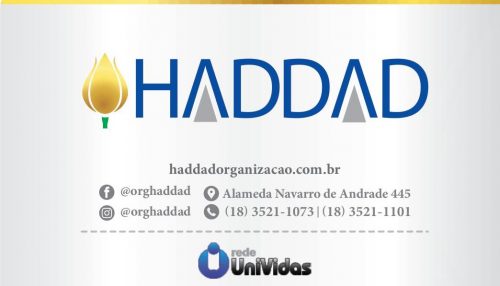 HADDAD ORGANIZAÇÃO SOCIAL: Dedicação e Compromisso com o/a Cliente...