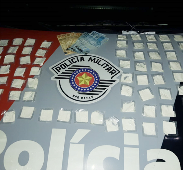 Polícia Militar prende homem e apreende grande quantidade de cocaína em Adamantina