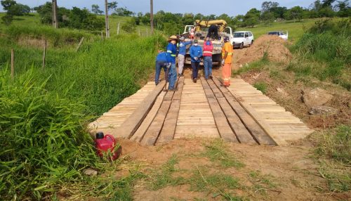 Prefeitura de Adamantina recupera ponte localizada na Estrada Kobori