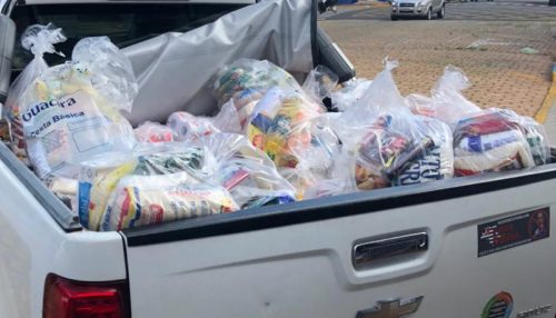 Empresários de Adamantina entregam  cestas básicas