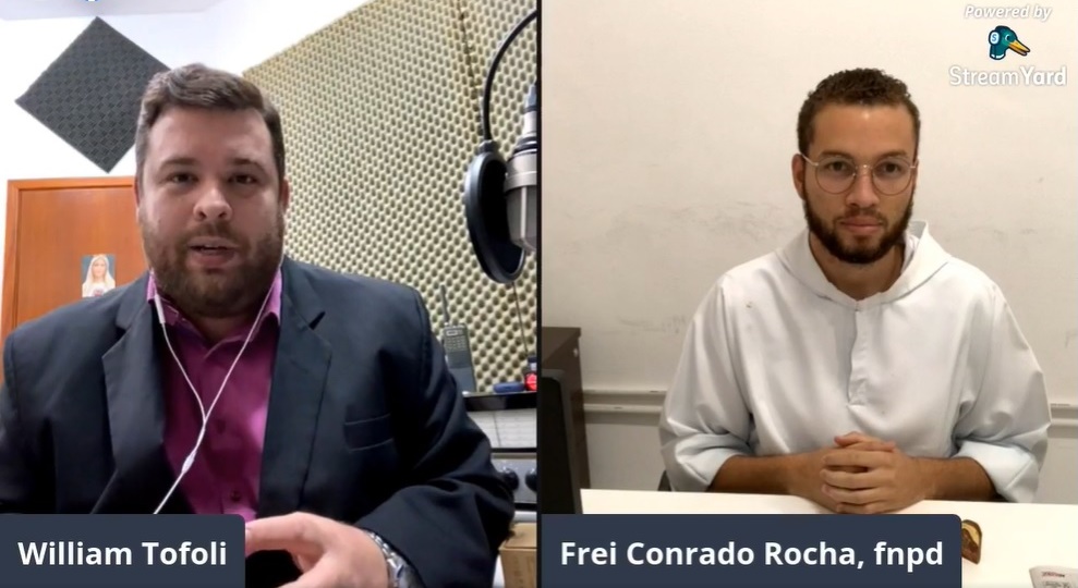 Frei Conrado Rocha - Gestor Pessoal e espiritual da Clínica Pai Nosso Lar