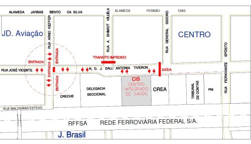Prefeitura de Adamantina informa interdição próximo ao CIS