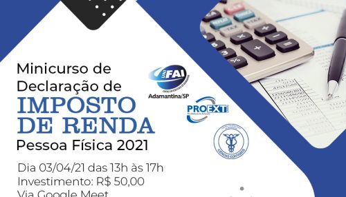 UniFAI oferece minicurso de Declaração do Imposto de Renda