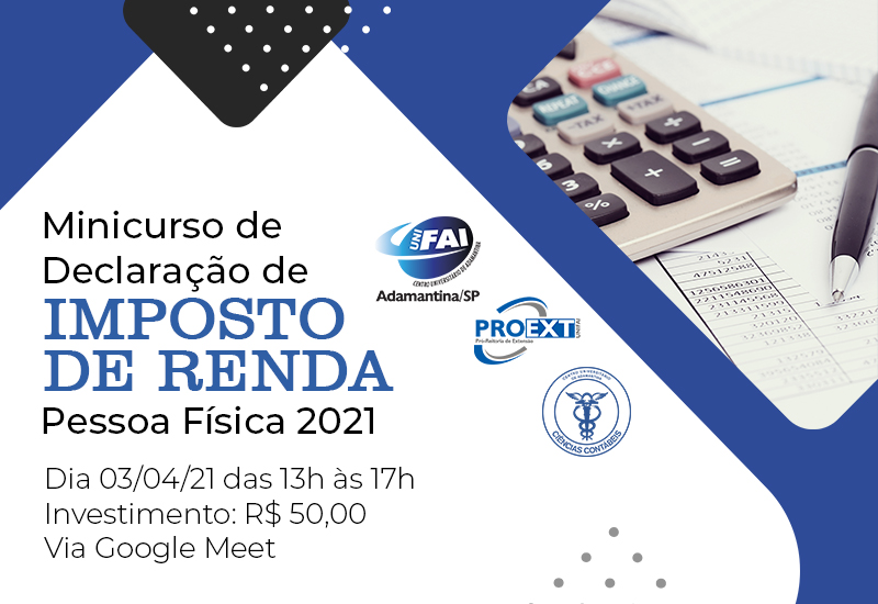 UniFAI oferece minicurso de Declaração do Imposto de Renda