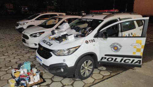 Cerca de R$ 100 mil em eletrônicos sem documentação fiscal são apreendidos pela Polícia Rodoviária