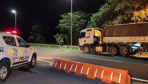 Polícia Rodoviária prende homem por receptação após abordar caminhão com queixa de roubo