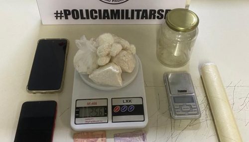 Homem alega estar com sintomas suspeitos de Covid-19 ao ser preso por tráfico de drogas em Presidente Prudente