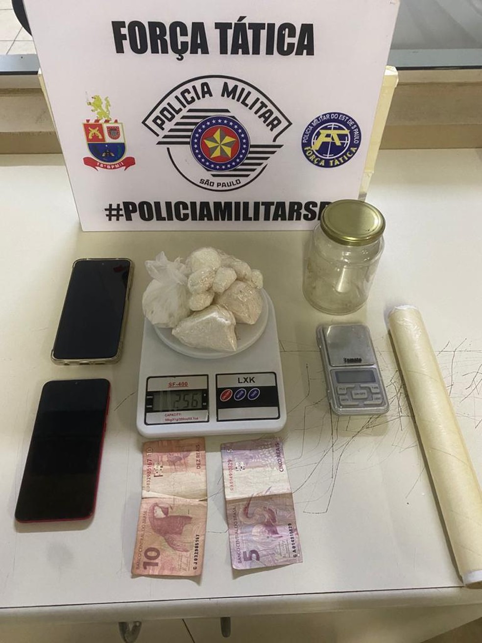 Homem alega estar com sintomas suspeitos de Covid-19 ao ser preso por tráfico de drogas em Presidente Prudente