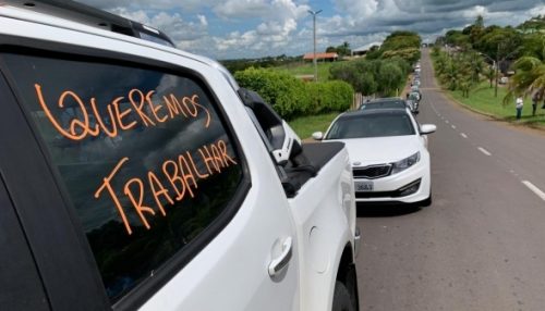 Na fase vermelha, empresários mobilizam nova carreata para esta terça-feira em Adamantina