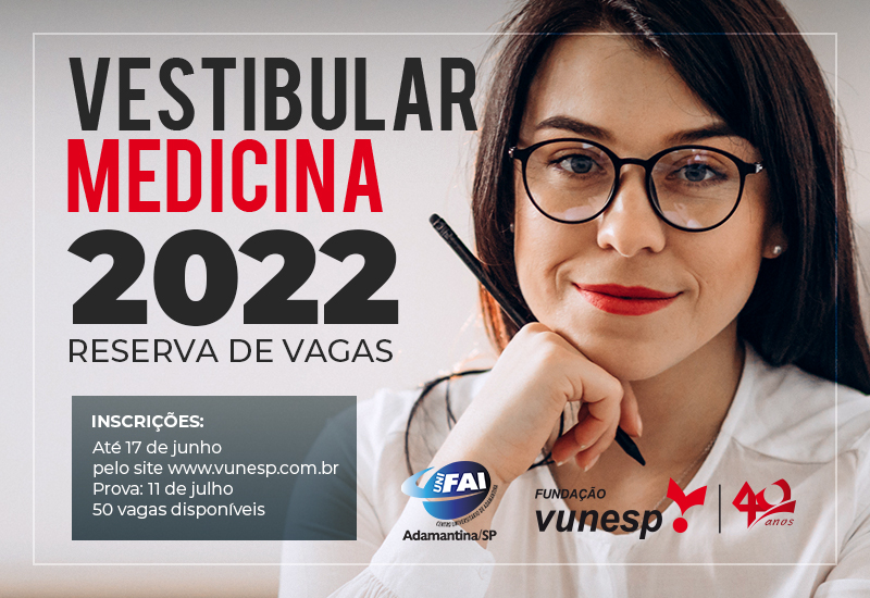 UniFAI e Vunesp abrem inscrições para o  Vestibular de Medicina 2022 – Reserva de Vagas