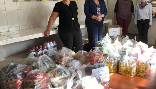 769 quilos de alimentos são arrecadados em mais uma etapa da Campanha Vacina Contra a Fome