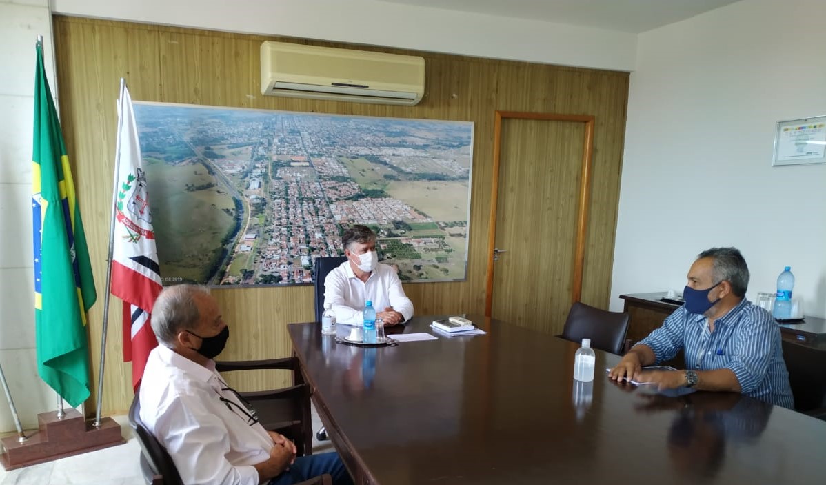Prefeito Márcio Cardim recebe representante da Prodesp/Poupatempo
