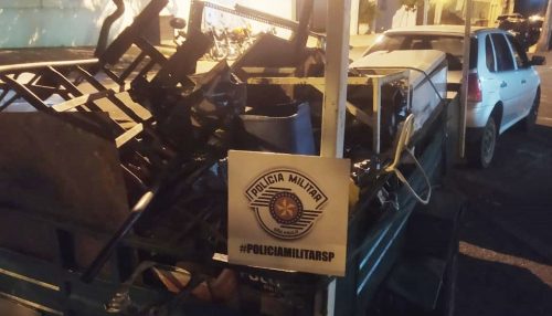 Polícia Militar prende quatro homens por furto de 500 quilos de sucata de ferro-velho em Presidente Prudente