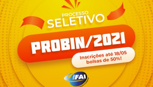 UniFAI abre inscrições para bolsas de 50% do Probin