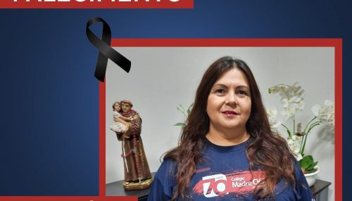 Por meio de nota  o Colégio Madre Clélia Merloni  comunica falecimento da professora Maria Lúcia Pina Cardim