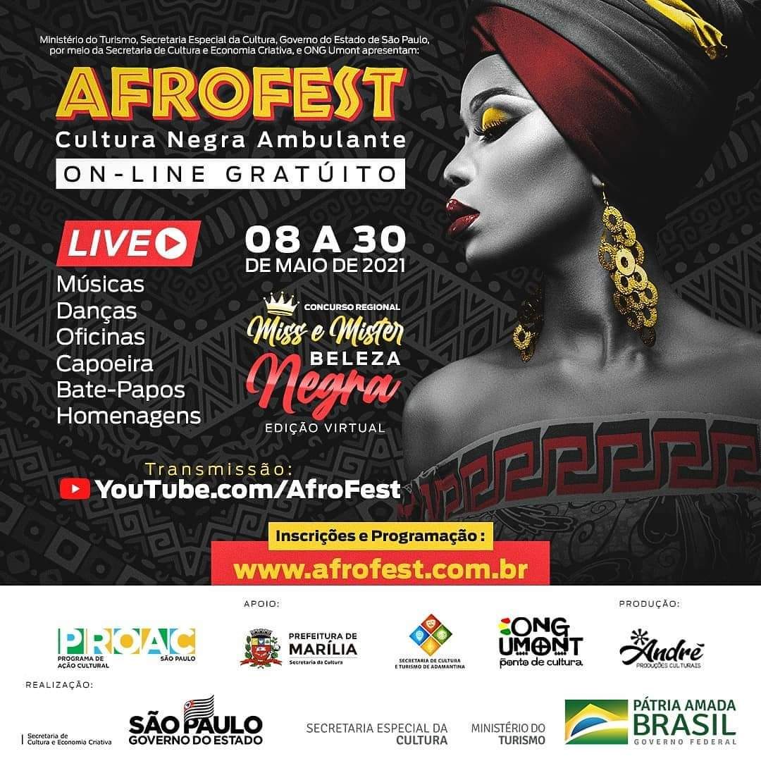 Secretaria de Cultura e Turismo de Adamantina apoia a realização da Afrofest