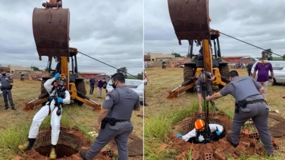 Homem é encontrado morto em poço com órgão sexual decepado e corte no pescoço