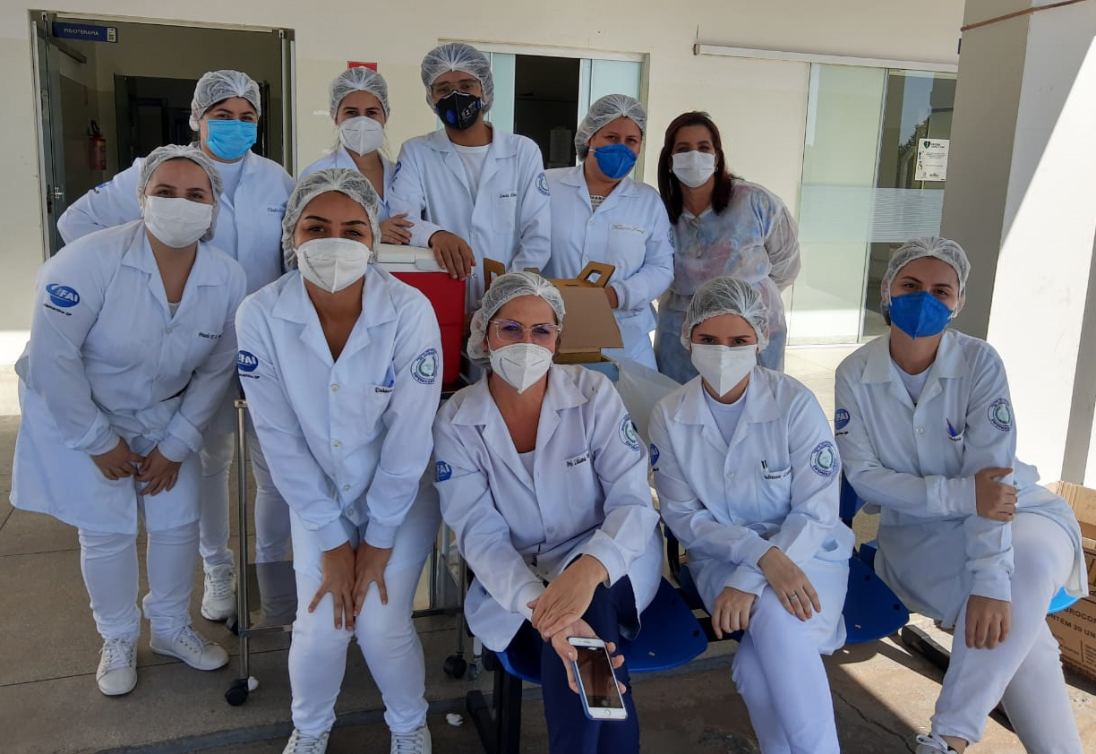 Enfermagem da UniFAI atua em campanha de vacinação contra a Covid-19