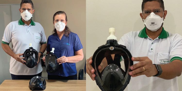 Santa Casa de Osvaldo Cruz recebe máscaras de mergulho adaptadas e que diminuem intubação