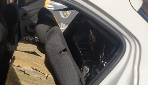 Polícia Militar Rodoviária apreende mais de 211 quilos de maconha dentro de veículo