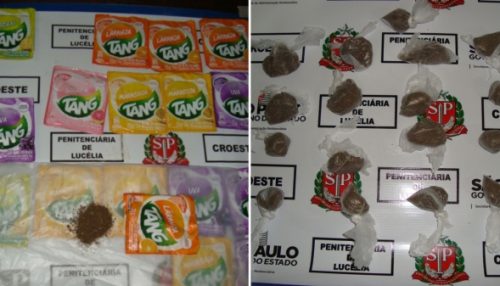 Avó envia maconha dentro de embalagens de suco, ao neto preso na penitenciária de Lucélia