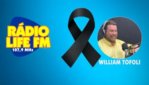 Falece nessa madrugada (02), o Diretor de Programação William Tofoli Ferreira, decorrente de complicações da Covid 19