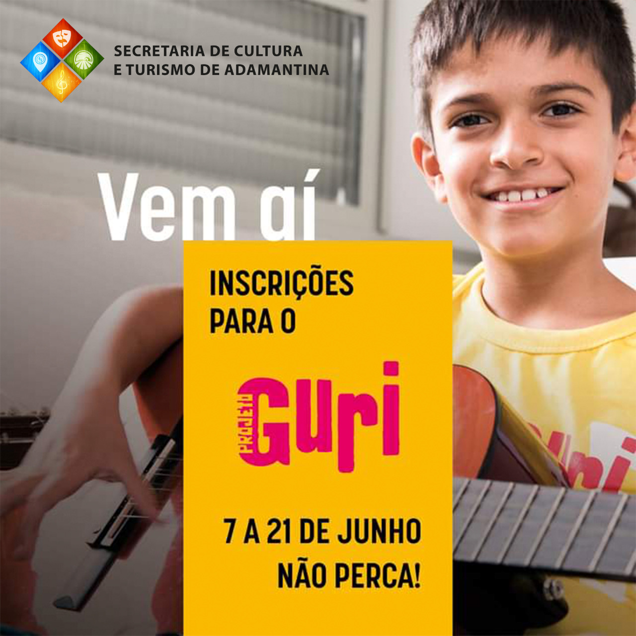 Projeto Guri, polo de Adamantina, está com inscrições abertas para diversos cursos