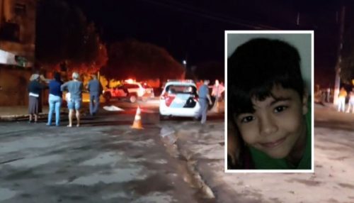 Menino de 10 anos morre após ser atropelado em Panorama; condutor do veículo fugiu