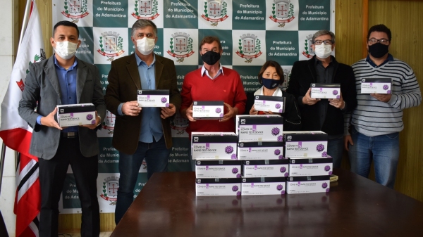 Adamantina recebe 3 mil testes para diagnóstico da Covid-19