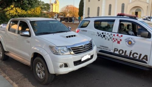 Em Lucélia, PM recupera dinheiro e camionete roubados em Osvaldo Cruz; duas pessoas foram presas