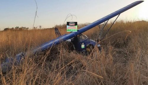 Avião monomotor cai próximo à Tupi Paulista