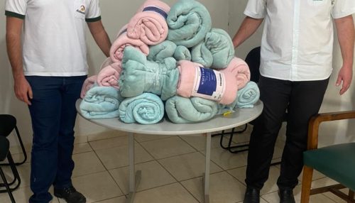 Fundo Social de Solidariedade recebe doação de cobertores