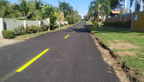 Recapeamento no Parque dos Lagos está concluído