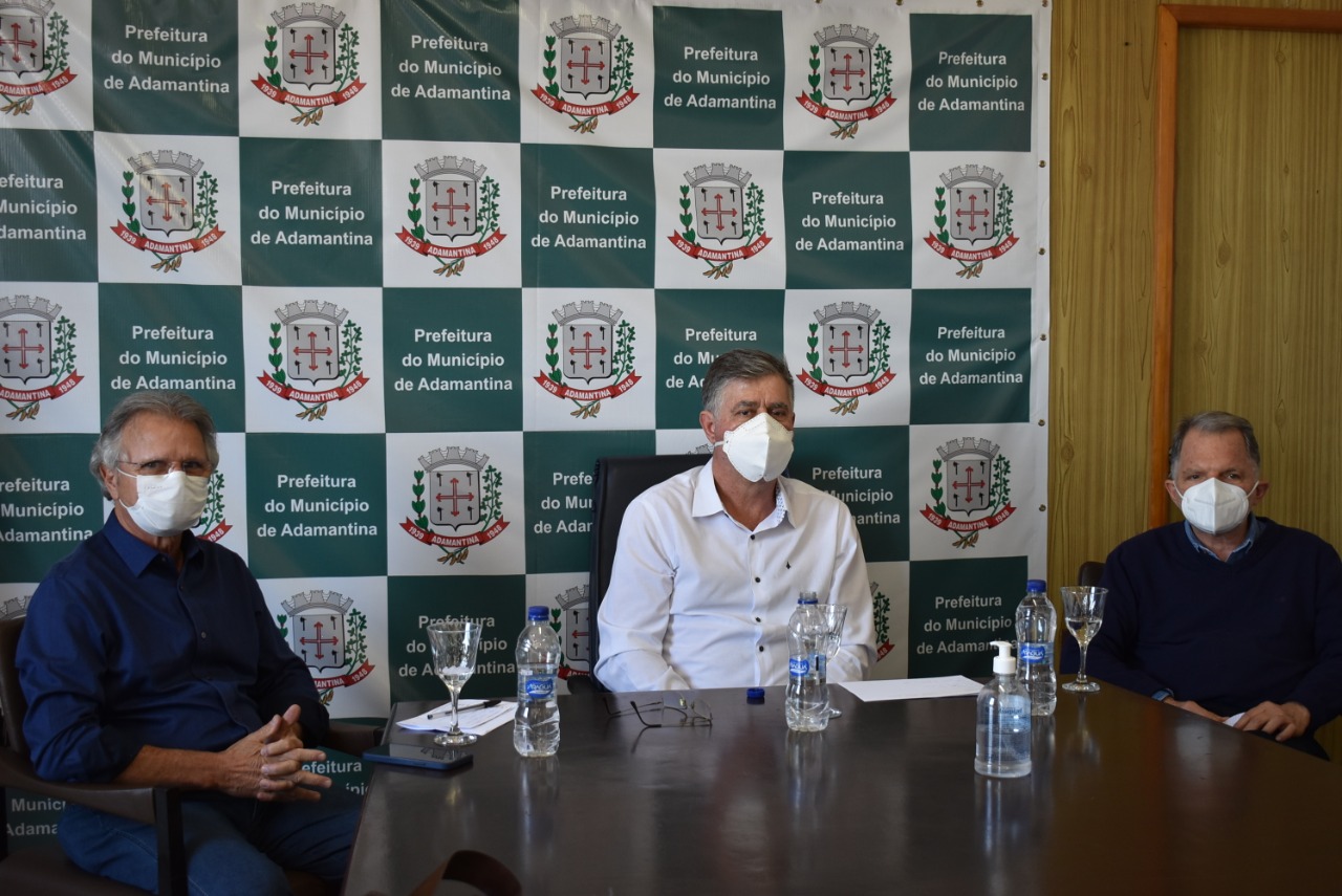 Adamantina recebe a visita do deputado estadual Mauro Bragato e do deputado federal Vanderlei Macris